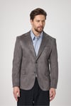 Bernando Gri Erkek Süet Yaz-Kış 4 Mevsim Blazer Ceket