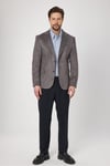 Bernando Gri Erkek Süet Yaz-Kış 4 Mevsim Blazer Ceket
