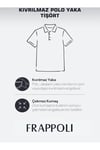 Boggee Pedso Erkek Mürdüm İtalyan Yaka Çekmez Likralı %100 Pamuklu Kumaş Slim Fit Polo Yaka Tişört