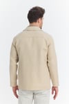 Davix  Erkek Bej İlkbahar Over Jacket İnce Ceket %100 Linen Keten Yeni Sezon