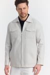 Davix  Erkek Taş İlkbahar Over Jacket İnce Ceket %100 Linen Keten Yeni Sezon