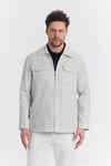 Davix  Erkek Taş İlkbahar Over Jacket İnce Ceket %100 Linen Keten Yeni Sezon