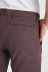 Düz Erkek Yandan Cepli Klasik Bel Slim Fit Chino Pantolon