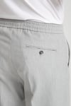 Erkek Beli Lastikli Kalın Kaşe Görünümlü Casual pantolon