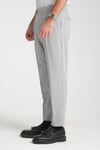 Erkek Beli Lastikli Kalın Kaşe Görünümlü Casual pantolon