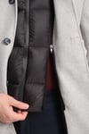 Erkek Kalın Kaşe Kaban Bebe Yaka Regular Fit Önü Dolumlu