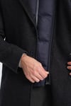 Erkek Kalın Kaşe Kaban Fermuarlı Önü Dolumlu