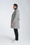 Erkek Kalın Kruvaze Kaban-palto Regular Fit