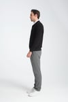 Erkek Kışlık Regular Fit Polo Yaka Basic Sweatshirt