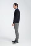 Erkek Kışlık Regular Fit Polo Yaka Basic Sweatshirt