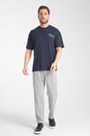 Erkek Lacivert %100 Pamuk Slim Fit Bisiklet Yaka Always Forward Serisi Tişört