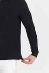 Erkek Regular Fit Polo Yaka Sweatshirt Waffle Desenli