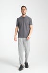 Esnek Örme Düğmeli Polo Yaka Erkek Classic Fit Polo Yaka T-Shirt 100% Pamuk