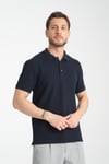Esnek Örme Düğmeli Polo Yaka Erkek Classic Fit Polo Yaka T-Shirt 100% Pamuk