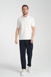 Esnek Örme Düğmeli Polo Yaka Erkek Classic Fit