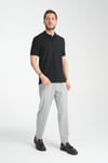 Esnek Örme Düğmeli Polo Yaka Erkek Classic Fit Polo Yaka T-Shirt 100% Pamuk