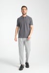 Esnek Örme Düğmeli Polo Yaka Erkek Classic Fit Polo Yaka T-Shirt 100% Pamuk