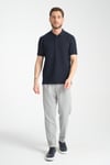 Esnek Örme Düğmeli Polo Yaka Erkek Classic Fit Polo Yaka T-Shirt 100% Pamuk