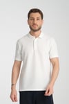 Esnek Örme Düğmeli Polo Yaka Erkek Classic Fit