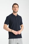 Esnek Örme Düğmeli Polo Yaka Erkek Classic Fit Polo Yaka T-Shirt 100% Pamuk