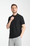 Esnek Örme Düğmeli Polo Yaka Erkek Classic Fit Polo Yaka T-Shirt 100% Pamuk