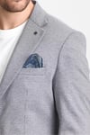 Fenix Erkek Battal Büyük Beden Lacivert Regular Fit Pamuk Karışımlı Likralı Blazer Ceket