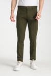 Haki Kalın Düz Erkek Yandan Cepli Klasik Bel Slim Fit Chino Pantolon