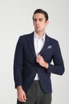 Kasetti Erkek Parlament Esnek Kumaşlı Slim Fit Mono Yaka Spor Blazer Ceket