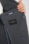 Kazayağı Modern Erkek Blazer Mono Yaka Esneyen Astarsız Ceket