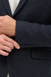 Luduno Erkek Antrasit Kalın Mono Yaka Slim Fit Casual Blazer Ceket