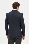 Luduno Erkek Antrasit Kalın Mono Yaka Slim Fit Casual Blazer Ceket