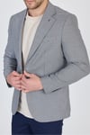 Martinelli Erkek Koyu Lacivert Ufak Desenli Polyviskon Kumaşlı Spor Blazer Ceket