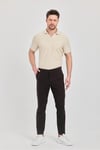 Milano Erkek Kahve Pamuklu Likralı Slim Fit Pantalon