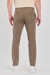 Milano Erkek Vizon Pamuklu Likralı Slim Fit Pantalon