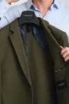 Modern Erkek Blazer Mono Yaka Esneyen Astarsız Ceket