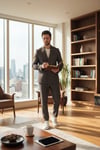 Modesto Erkek Bordo 4-Mevsim Slim Fit Kruvaze Takım Elbise