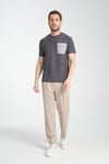 Örme Erkek %100 Pamuk Slim Fit Bisiklet Yaka Tişört
