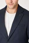 Padure Erkek Koyu Lacivert Armür Dokulu Spor Blazer Ceket
