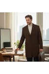 Pagano Erkek Kahve Sivri Yaka Slim Fit Kaşe Kaban