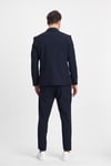 Polli Erkek Lacivert Polyamid-Teknik  Esnek Yazlık Serin Tutan Kumaş  Slim Fit  2'li Takım Elbise