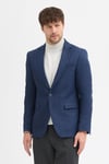 Pompillo Erkek Lacivert Mono Yaka Slim Fit Desenli Blazer Ceket