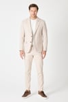 Rombes Erkek Bej Petek Dokulu Spor Blazer Ceket
