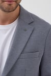 Savue Erkek Gri Pamuk Karışımlı Likralı Esneyen Kumaşlı Spor Blazer Ceket