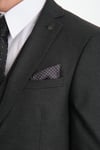 Slim Fit Antrasit Düz Mono Yaka Çift Yırtmaçlı Astarlı Takim Elbise