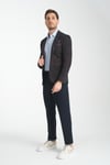 Takiro Erkek Açık Kahve Esneyen Kumaş Slim Fit Mono Yaka Spor Blazer Ceket