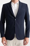 Tommas Erkek Lacivert Yarım Astar Torba Cep Likralı Gofre Kumaşlı Spor Blazer Ceket