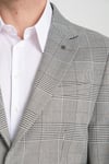 Vatana Erkek Siyah Mono Yaka Yarım Astarlı Slim Fit Spor Blazer Ceket