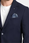 Venüs Erkek Lacivert 4 Mevsim Rahat Kumaş Slim Fit Yarım Astarlı Spor Blazer Ceket