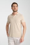 Waffle Erkek Regular Fit Polo Yaka T-Shirt 100% Pamuk POLOYAKA