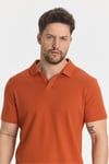 Waffle Erkek Regular Fit Polo Yaka T-Shirt 100% Pamuk POLOYAKA